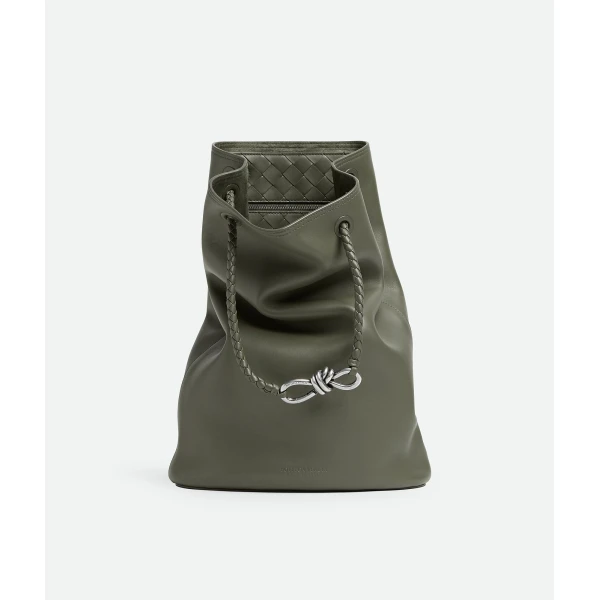 Khaite Women's Andiamo Backpack in Pickle - Green Backpacks - The Lotus Tote Bag - Shop at Coveti