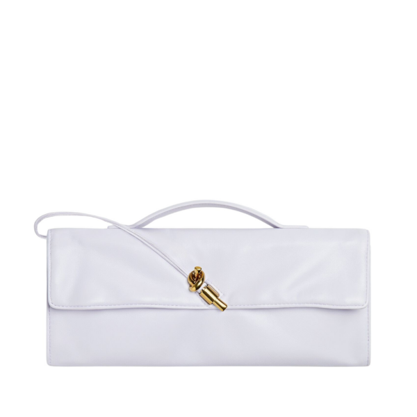 Khaite Women's Andiamo Clutch in Mirth washed - Green Clutch Bags - The Lotus Tote Bag - Shop at Coveti