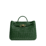 Khaite Women's Andiamo in Basil - Green Totes & Top-Handle Bags - The Lotus Tote Bag - Shop at Coveti