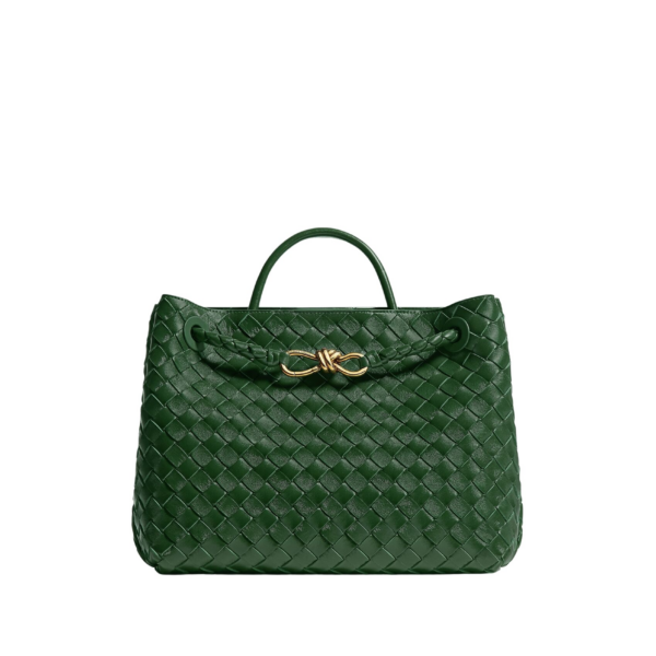Khaite Women's Andiamo in Basil - Green Totes & Top-Handle Bags - The Lotus Tote Bag - Shop at Coveti