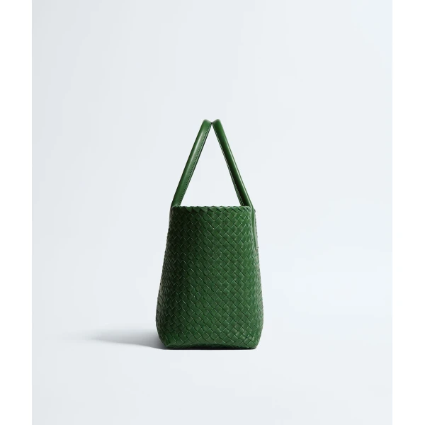Khaite Women's Cabat in Basil - Green Totes & Top-Handle Bags - The Lotus Tote Bag - Shop at Coveti