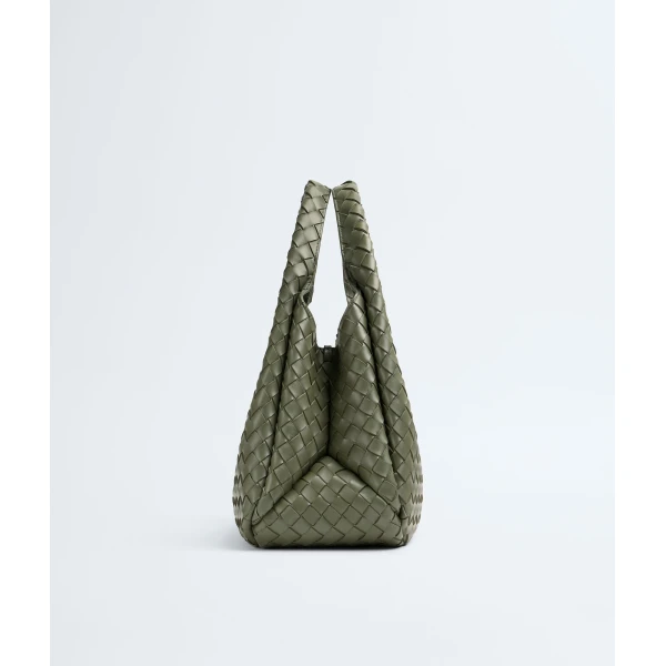 Khaite Women's Campana in Pickle - Green Shoulder & Crossbody Bags - The Lotus Tote Bag - Shop at Coveti