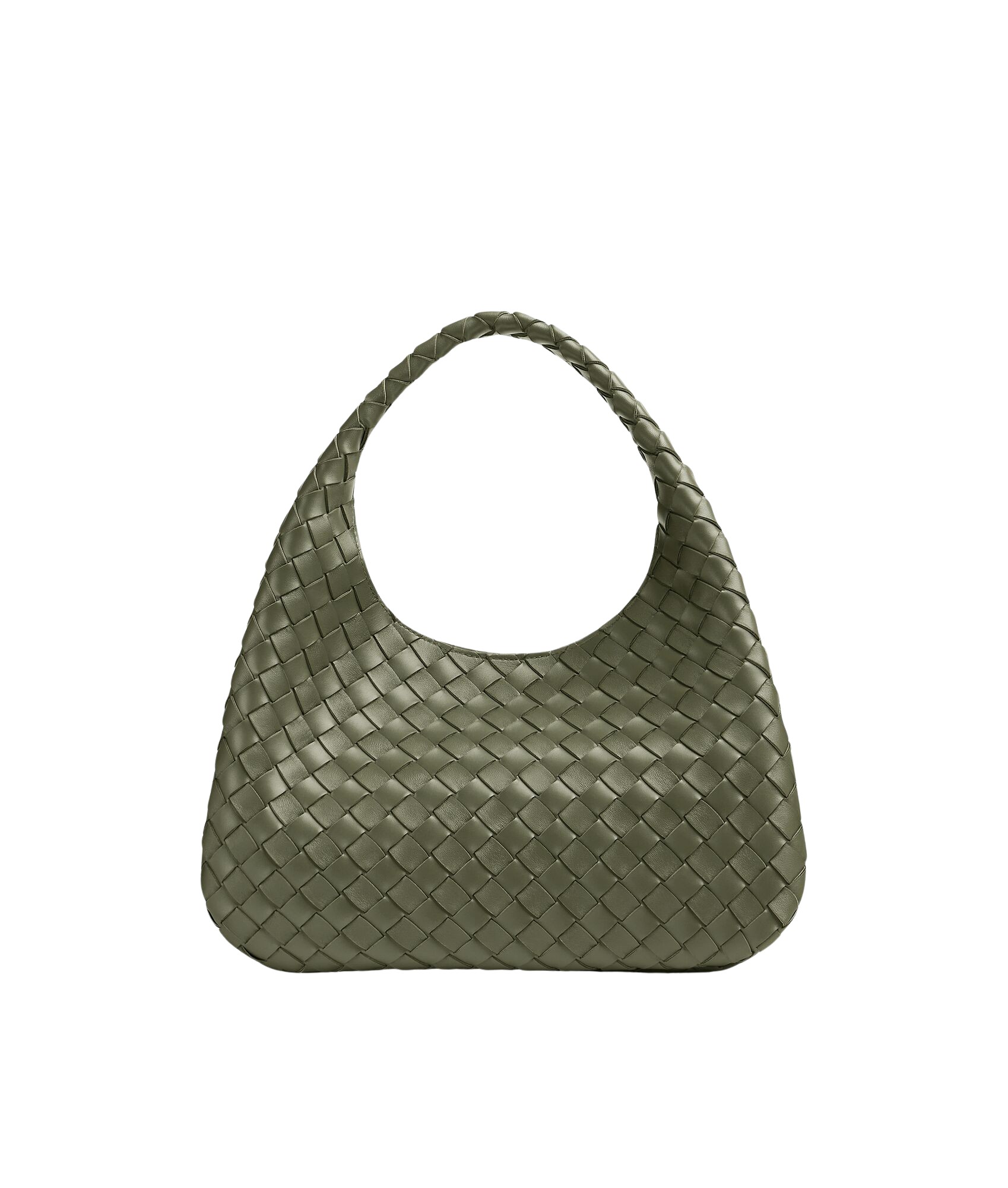 Green-Womens-Campana-in-Pickle-coveti11395_nobg Khaite Women's Campana in Pickle - Green Shoulder & Crossbody Bags - The Lotus Tote Bag - Shop at Coveti