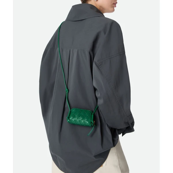 Khaite Women's Candy Concert Pouch in Jungle - Green Clutch Bags - The Lotus Tote Bag - Shop at Coveti