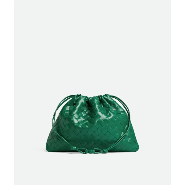 Khaite Women's Dustbag in Jungle - Green Shoulder & Crossbody Bags - The Lotus Tote Bag - Shop at Coveti