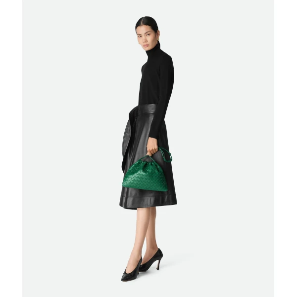 Khaite Women's Dustbag in Jungle - Green Shoulder & Crossbody Bags - The Lotus Tote Bag - Shop at Coveti