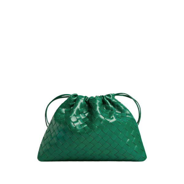 Khaite Women's Dustbag in Jungle - Green Shoulder & Crossbody Bags - The Lotus Tote Bag - Shop at Coveti
