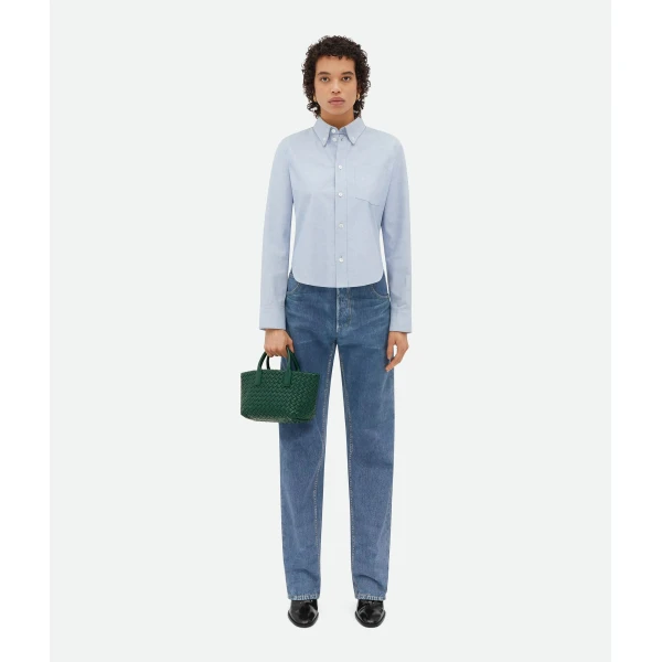 Khaite Women's Mini Cabat in Emerald green - Green Mini Bags - The Lotus Tote Bag - Shop at Coveti