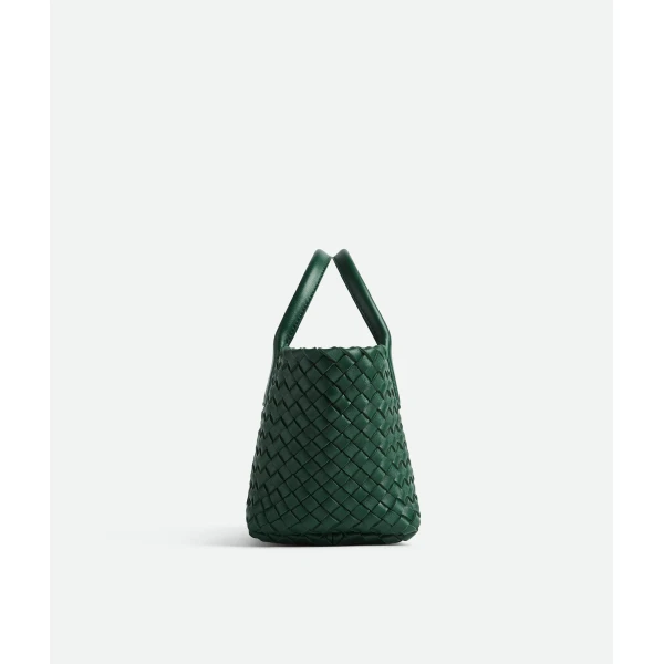Khaite Women's Mini Cabat in Emerald green - Green Mini Bags - The Lotus Tote Bag - Shop at Coveti