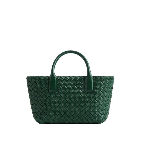 Khaite Women's Mini Cabat in Emerald green - Green Mini Bags - The Lotus Tote Bag - Shop at Coveti
