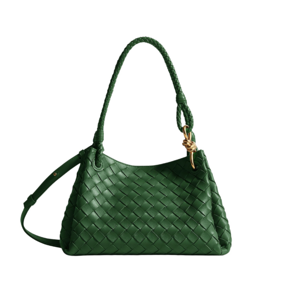 Khaite Women's Parachute in Basil - Green Shoulder & Crossbody Bags - The Lotus Tote Bag - Shop at Coveti