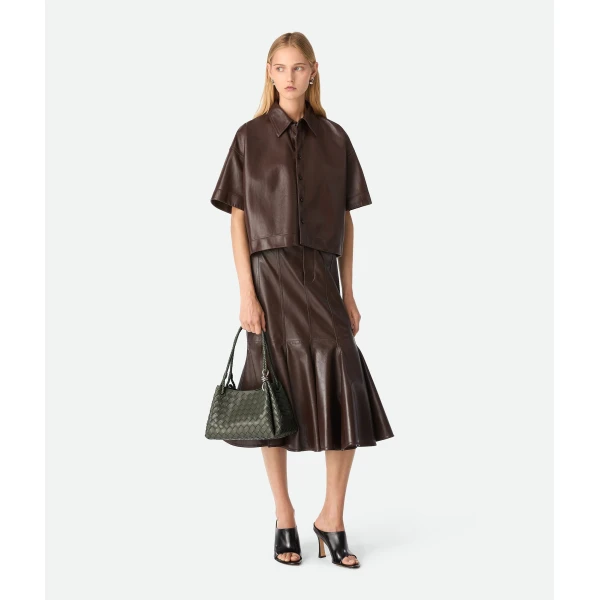Khaite Women's Parachute in Pickle - Green Shoulder & Crossbody Bags - The Lotus Tote Bag - Shop at Coveti