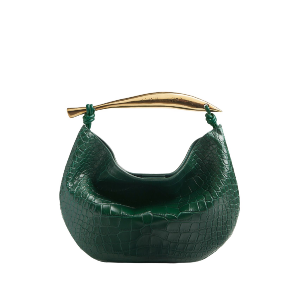 Khaite Women's Sardine in Emerald green - Green Totes & Top-Handle Bags - The Lotus Tote Bag - Shop at Coveti