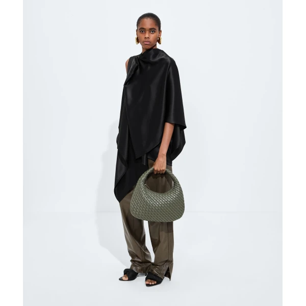 Khaite Women's Small Veneta in Pickle - Green Shoulder & Crossbody Bags - The Lotus Tote Bag - Shop at Coveti