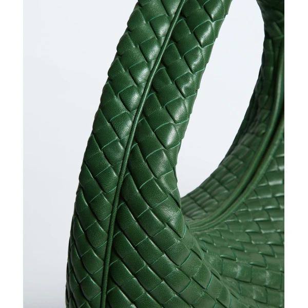 Khaite Women's Veneta in Basil - Green Shoulder & Crossbody Bags - The Lotus Tote Bag - Shop at Coveti
