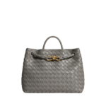 Khaite Women's Andiamo in Basalt - Grey Totes & Top-Handle Bags - The Lotus Tote Bag - Shop at Coveti