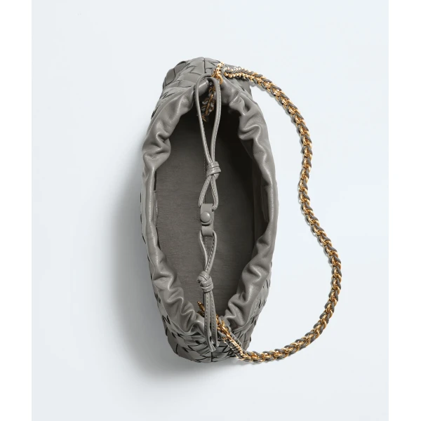 Khaite Women's Dustbag Notte in Basalt - Grey Shoulder & Crossbody Bags - The Lotus Tote Bag - Shop at Coveti