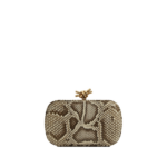 Khaite Women's Knot in Roccia - Grey Clutch Bags - The Lotus Tote Bag - Shop at Coveti