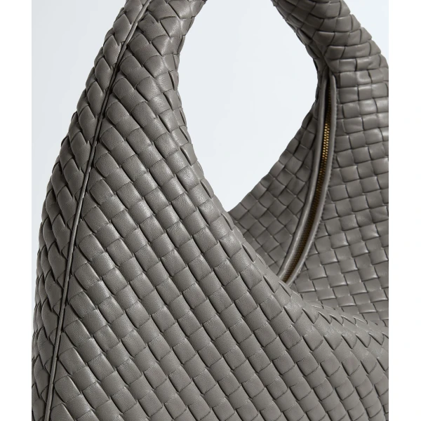 Khaite Women's Maxi Veneta in Basalt - Grey Shoulder & Crossbody Bags - The Lotus Tote Bag - Shop at Coveti