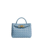 Khaite Women's Mini Andiamo in Mineral - Grey Mini Bags - The Lotus Tote Bag - Shop at Coveti
