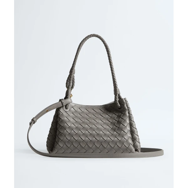 Khaite Women's Parachute in Basalt - Grey Shoulder & Crossbody Bags - The Lotus Tote Bag - Shop at Coveti