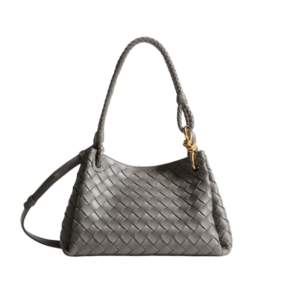 Khaite Women's Parachute in Basalt - Grey Shoulder & Crossbody Bags - The Lotus Tote Bag - Shop at Coveti