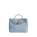 Khaite Women's Small Andiamo in Mineral - Grey Totes & Top-Handle Bags - The Lotus Tote Bag - Shop at Coveti