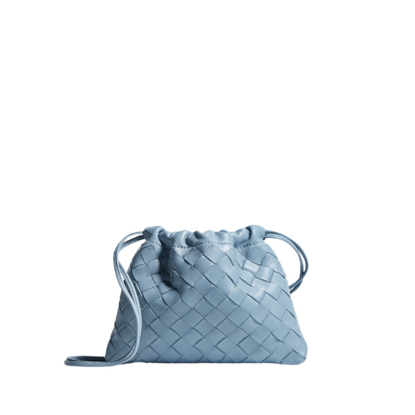 Khaite Women's Small Dustbag in Mineral - Grey Shoulder & Crossbody Bags - The Lotus Tote Bag - Shop at Coveti