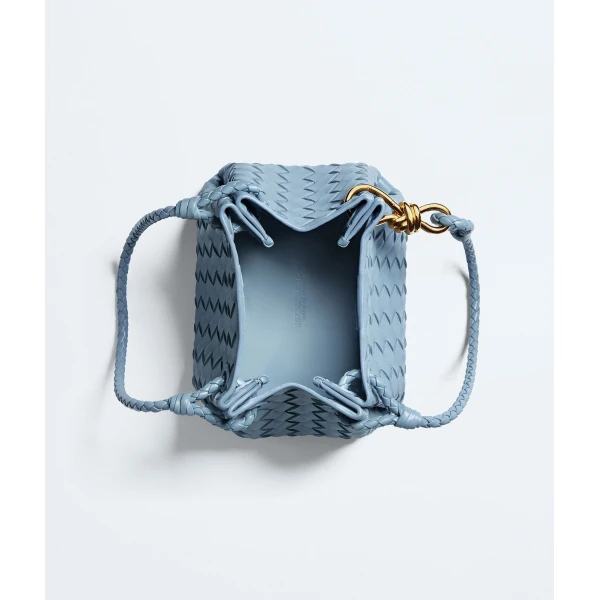 Khaite Women's Small Parachute in Mineral - Grey Shoulder & Crossbody Bags - The Lotus Tote Bag - Shop at Coveti