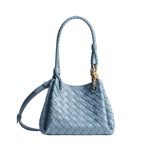 Khaite Women's Small Parachute in Mineral - Grey Shoulder & Crossbody Bags - The Lotus Tote Bag - Shop at Coveti