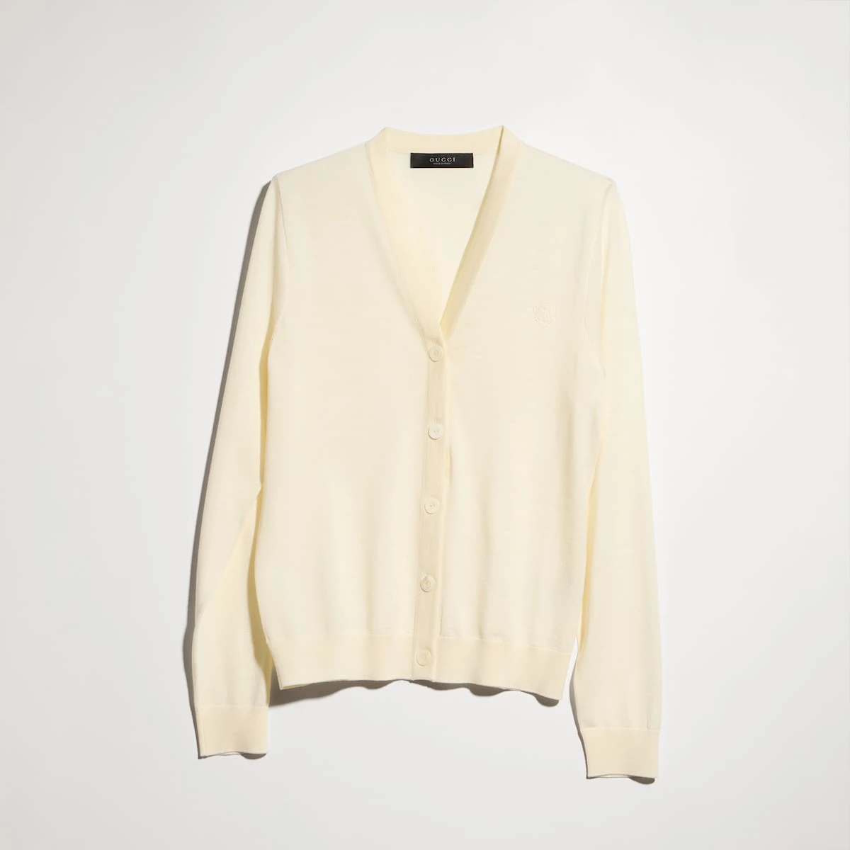 Gucci Fine wool cardigan with embroidery - Knitwear - Italian Luxury Ready-to-Wear at Coveti Gucci Fine wool cardigan with embroidery - Knitwear - Italian Luxury Ready-to-Wear at Coveti