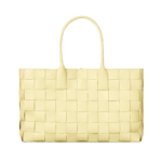 Khaite Maxi Intreccio Tote in Ice cream - Ivory Totes & Top-Handle Bags - The Lotus Tote Bag - Shop at Coveti