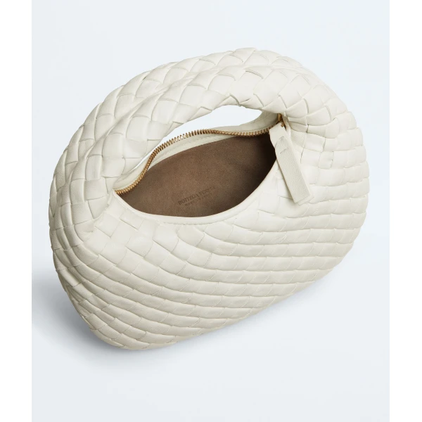Khaite Women's Baby Veneta in Alabaster - Ivory Mini Bags - The Lotus Tote Bag - Shop at Coveti