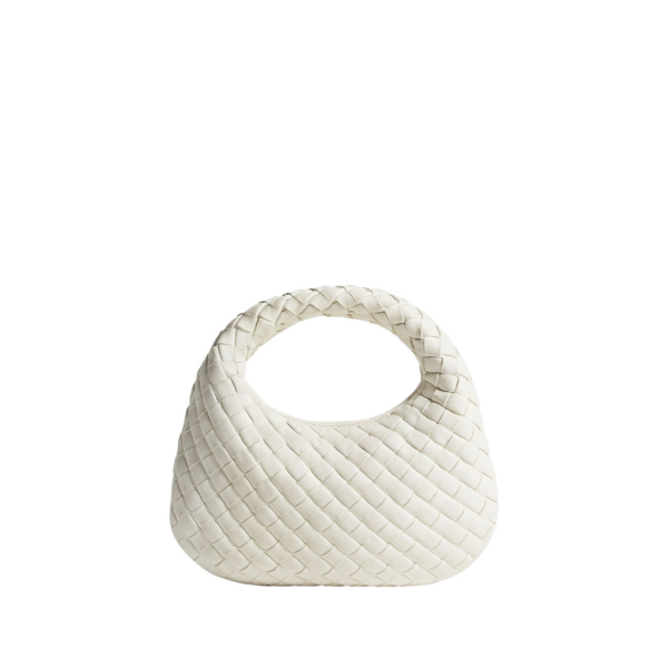 Khaite Women's Baby Veneta in Alabaster - Ivory Mini Bags - The Lotus Tote Bag - Shop at Coveti