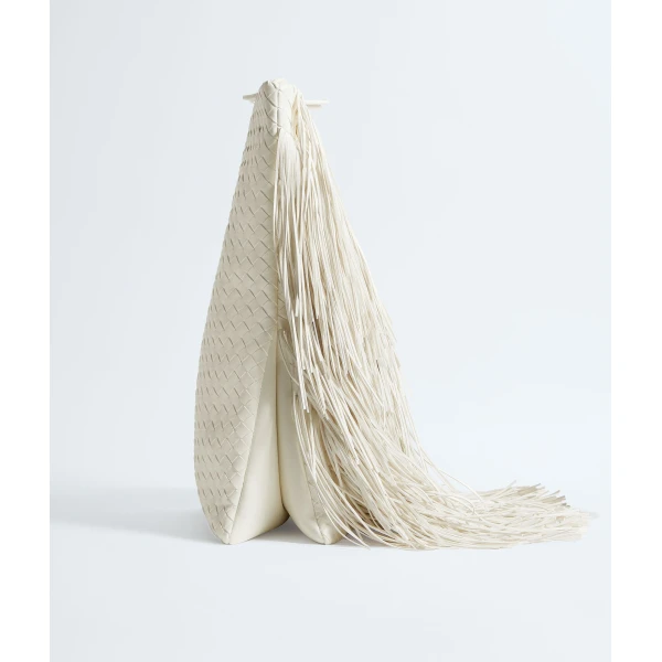 Khaite Women's Giornale Pouch in Alabaster - Ivory Clutch Bags - The Lotus Tote Bag - Shop at Coveti