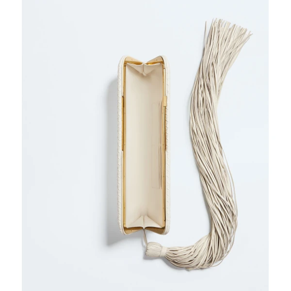 Khaite Women's Serata Clutch in Alabaster - Ivory Clutch Bags - The Lotus Tote Bag - Shop at Coveti