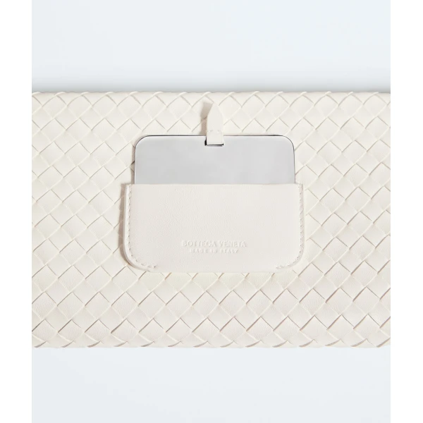 Khaite Women's Serata Clutch in Alabaster - Ivory Clutch Bags - The Lotus Tote Bag - Shop at Coveti