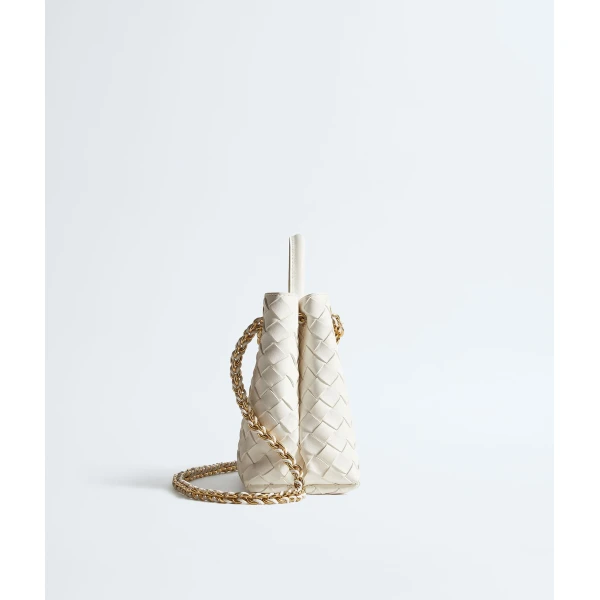 Khaite Women's Small Andiamo Chain in Alabaster - Ivory Shoulder & Crossbody Bags - The Lotus Tote Bag - Shop at Coveti
