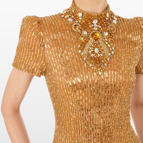 Jenny Packham  Orange gown