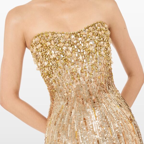 Jenny Packham  Gold gown