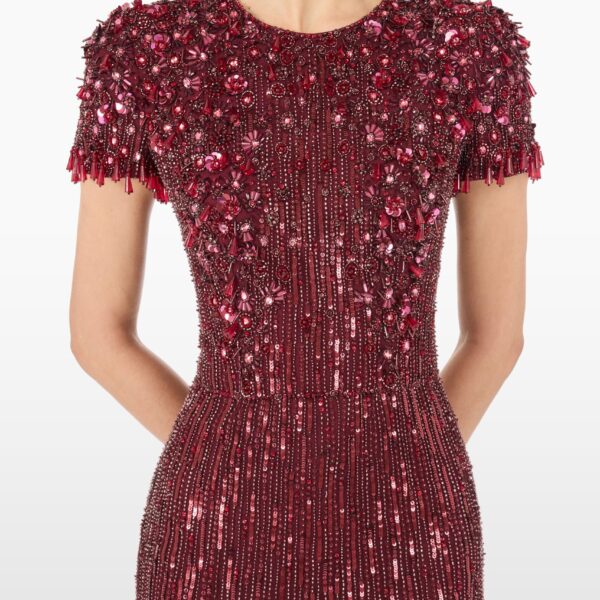 Jenny Packham  Red gown
