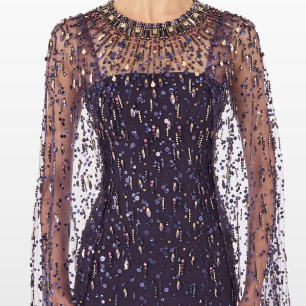 Jenny Packham  Purple gown