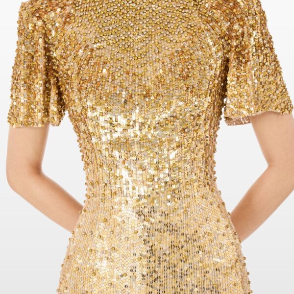 Jenny Packham  Gold gown