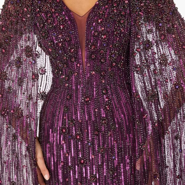 Jenny Packham  Purple gown