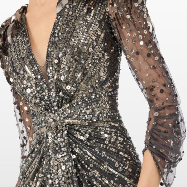 Jenny Packham  Grey gown