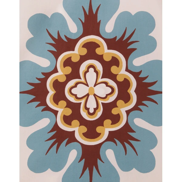 La DoubleJ Artemis Dress Palazzo Placée Chocolate in Cotton Poplin - Dresses - Milanese Maximalist Fashion at Coveti
