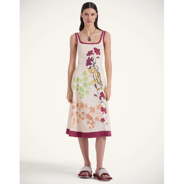 La DoubleJ Buy Me A Martini Dress Eclipse Placée Yellow in Envers Satin - Dresses - Milanese Maximalist Fashion at Coveti
