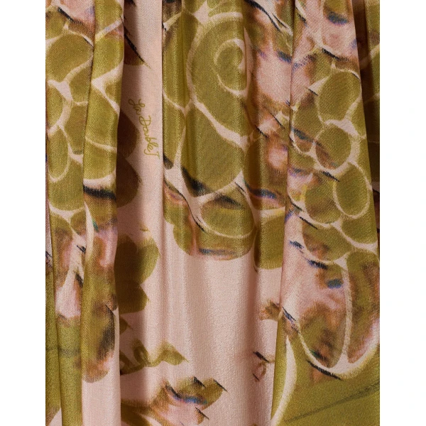 La DoubleJ Buy Me A Martini Dress Phoenix Placée Light Blue in Envers Satin - Dresses - Milanese Maximalist Fashion at Coveti