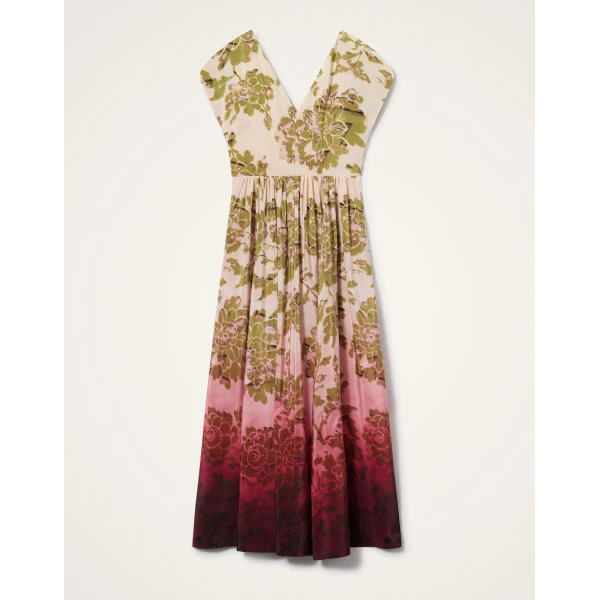 La DoubleJ Buy Me A Martini Dress Phoenix Placée Light Blue in Envers Satin - Dresses - Milanese Maximalist Fashion at Coveti