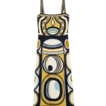 La DoubleJ Cerere Dress Farfalla Buttercream in Silk Chiffon - Dresses - Milanese Maximalist Fashion at Coveti